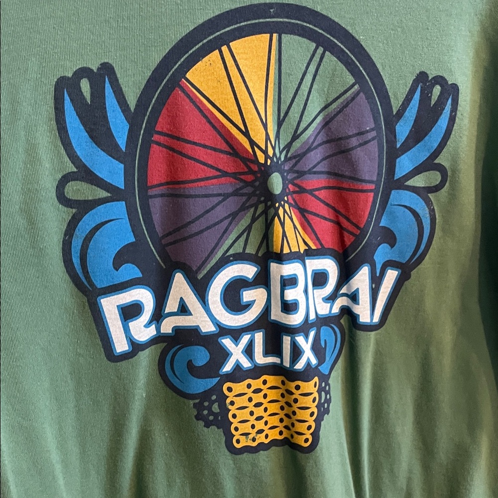 Green RAGBRAI XLIX Graphic T-Shirt